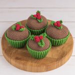 Crochet patterns Christmas cupcake, Crochet cupcake pattern, Christmas crochet patterns, Crochet food pattern, Amigurumi food pattern - Image 6