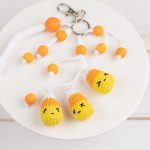 Halloween crochet pattern candy, Crochet keychain pattern, Halloween amigurumi pattern, Crochet food pattern, DIY Halloween decor - Image 5