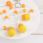 Halloween crochet pattern candy, Crochet keychain pattern, Halloween amigurumi pattern, Crochet food pattern, DIY Halloween decor - Image 8