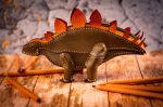 Stegosaurus Leather Pencil Case Pattern: PDF & DXF Template - Image 6