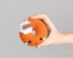 Crochet patterns amigurumi donut, Christmas crochet food pattern, Crochet pumpkin donut pattern, Fall crochet patterns decor - Image 8