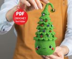 Crochet pattern Christmas tree, Christmas amigurumi doll pattern, Crochet Christmas decoration pattern, Amigurumi Christmas gift pattern - Image 4