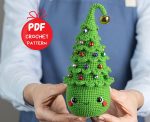 Crochet pattern Christmas tree, Christmas amigurumi doll pattern, Crochet Christmas decoration pattern, Amigurumi Christmas gift pattern - Image 6