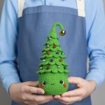 Crochet pattern Christmas tree, Christmas amigurumi doll pattern, Crochet Christmas decoration pattern, Amigurumi Christmas gift pattern - Image 3