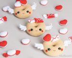 Crochet patterns amigurumi donut with heart and wings, Crochet angel pattern, Valentine amigurumi pattern food, Crochet food pattern, - Image 4