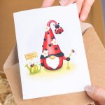 Ladybug Gnome PNG, Gnome clipart, Watercolor clipart, Holiday printable decor, Ladybug PNG for mugs and T=shirts - Image 7