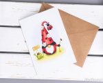 Ladybug Gnome PNG, Gnome clipart, Watercolor clipart, Holiday printable decor, Ladybug PNG for mugs and T=shirts - Image 9