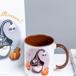 Halloween PNG gnome with spider, Gnome clipart, Watercolor clipart, Holiday printable decor, PNG for mugs and T-shirts, Cute Halloween PNG - Image 8