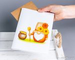 Garden Gnome PNG, Gnome clipart, Sunflower gnome clip art, Garden gnome with Honey jar png, Watercolor clipart, Fall printable decor - Image 4
