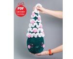 Crochet pattern Plush Christmas tree, Christmas amigurumi pattern, Crochet plushy pattern, Amigurumi Christmas plush pattern