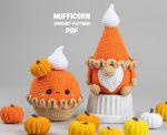 Crochet patterns Thanksgiving Bundle: Crochet Pumpkin Pie and Crochet gnome pattern, Halloween amigurumi pattern, Crochet Thanksgiving decor