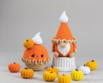 Crochet patterns Thanksgiving Bundle: Crochet Pumpkin Pie and Crochet gnome pattern, Halloween amigurumi pattern, Crochet Thanksgiving decor - Image 5