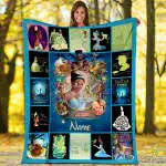 The Princess and the Frog Blanket Tiana Princess Blanket Tiana Birthday Gifts Magic Kingdom Princess Christmas Gift