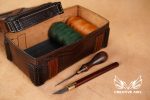 Leather Wooden Box Pattern: DIY Leather Chest Template (PDF & DXF) - Image 2