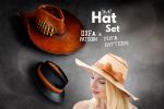 PDF & DXF Leather Hats Pattern Set