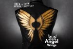Leather Angel Wings Pattern: Jacket Add-on (PDF & DXF)