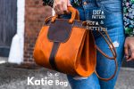 Leather Katie Bag Pattern: PDF & DXF Template