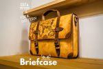 Leather Laptop Bag Pattern: Briefcase PDF & DXF Template