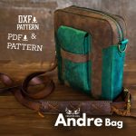 Leather Andre Messenger Bag Pattern: PDF & DXF Template
