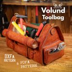 Leather Toolbag Pattern: Volund Bag with Zipper Pockets (PDF & DXF)