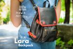 Lara Leather Backpack Pattern: PDF & DXF Template