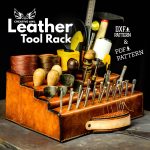 Leather Tool Rack Pattern: DIY Leathercraft (PDF & DXF)