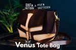 Venus Leather Tote Bag Pattern: PDF & DXF Template