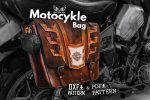 Leather Motorcycle Saddlebag Pattern – PDF & DXF Template