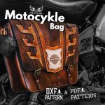 Leather Motorcycle Saddlebag Pattern – PDF & DXF Template