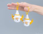 Crochet patterns Gnomes Angels, Crochet keychain amigurumi pattern, Crochet Valentines day pattern,  Small crochet amigurumi pattern - Image 7