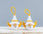 Crochet patterns Gnomes Angels, Crochet keychain amigurumi pattern, Crochet Valentines day pattern,  Small crochet amigurumi pattern - Image 10