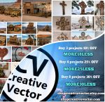Laser files for cutting Wild West Sawmill with Freight Cart | SVG | LBRN | XCS | for miniatures from 28mm up to 34mm | 1:56 | Lightburn - Image 11