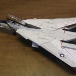 PaperCraft kit F-14 Tomcat airplane 3d paper model crafting kit PDF plans to print cut & glue DIY paper craft template hobby puzzle decor