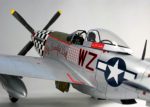 PaperCraft kit Mustang airplane 3d paper model crafting kit PDF plans to print cut & glue DIY paper craft template hobby puzzle decor - Image 2