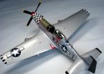 PaperCraft kit Mustang airplane 3d paper model crafting kit PDF plans to print cut & glue DIY paper craft template hobby puzzle decor - Image 5