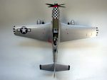 PaperCraft kit Mustang airplane 3d paper model crafting kit PDF plans to print cut & glue DIY paper craft template hobby puzzle decor - Image 6