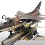 PaperCraft kit Corsair II airplane 3d paper model crafting kit PDF plans to print cut & glue DIY paper craft template hobby puzzle decor