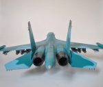 PaperCraft kit Su-34 Fullback airplane 3d paper model crafting kit PDF plans to print cut glue & DIY paper craft template hobby puzzle decor - Image 4