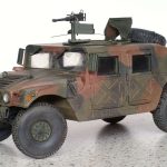 PaperCraft kit HMMWV Humvee car 3d paper model crafting kit PDF plans DIY template