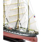PaperCraft kit Sail Boat 3d paper model crafting kit PDF plans to print cut & glue DIY paper craft template for hobby puzzle decor - Image 2