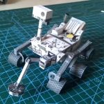 PaperCraft kit Curiosity Rover 3d paper model crafting kit PDF plans to print cut & glue DIY paper craft template