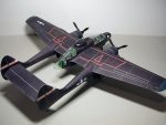 PaperCraft kit P-61 Black Widow airplane 3d paper model crafting PDF plans DIY template - Image 7