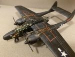 PaperCraft kit P-61 Black Widow airplane 3d paper model crafting PDF plans DIY template - Image 4