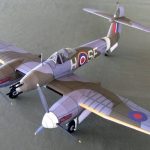 PaperCraft kit Westland Whirlwind airplane 3d paper model crafting kit PDF plans DIY paper craft template hobby puzzle gift