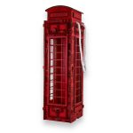 London Phone Booth Wine Box - Digital Laser Cutting Files. 3mm, 1/8inch (3.175mm), 3.6mm, 4mm, 4.5mm, 5mm.