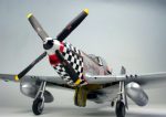 PaperCraft kit Mustang airplane 3d paper model crafting kit PDF plans to print cut & glue DIY paper craft template hobby puzzle decor - Image 4