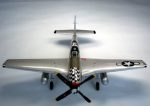 PaperCraft kit Mustang airplane 3d paper model crafting kit PDF plans to print cut & glue DIY paper craft template hobby puzzle decor - Image 3