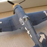 PaperCraft kit Corsair airplane 3d paper model crafting PDF plans DIY template