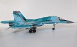 PaperCraft kit Su-34 Fullback airplane 3d paper model crafting kit PDF plans to print cut glue & DIY paper craft template hobby puzzle decor - Image 3