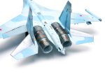 PaperCraft kit Su-35 Flanker airplane 3d paper model crafting PDF plans DIY template - Image 5